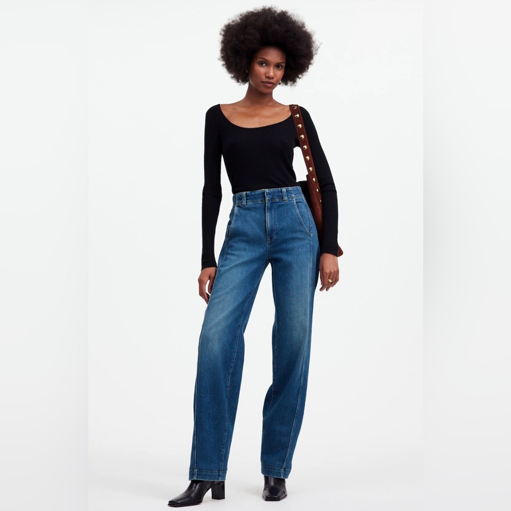 Madewell Tapered Denim Trouser Jeans